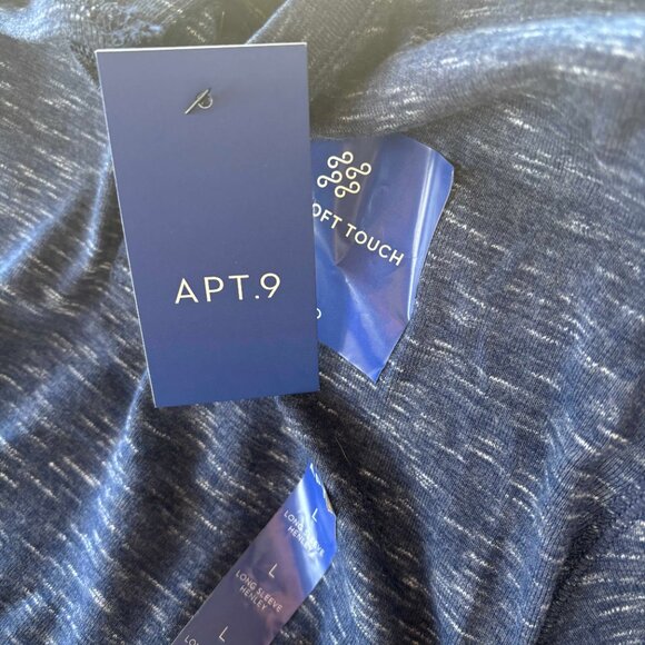 Men's Lightweight Blue pull-over - Picture 3 of 4